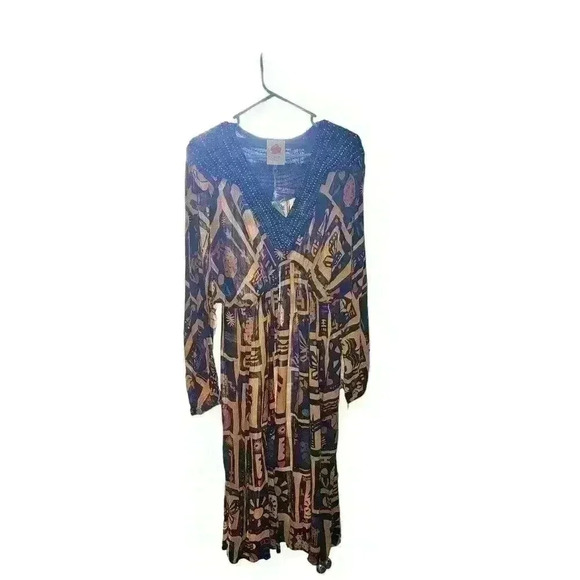 TROPICAL ICONS MIDI DRESS - Picture 4 of 5